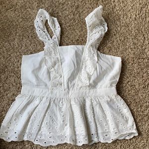 Banana republic white tank